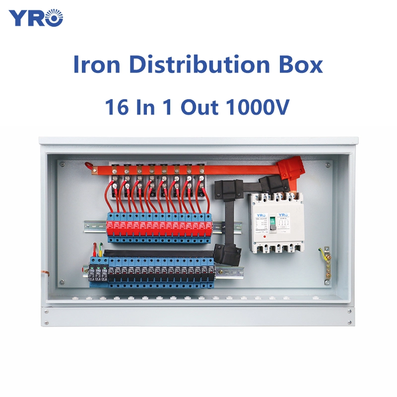 1 아웃 1000V DC 철분 분포 상자 16