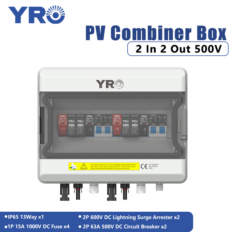 2 In 2 Out 500V 태양광 배전함