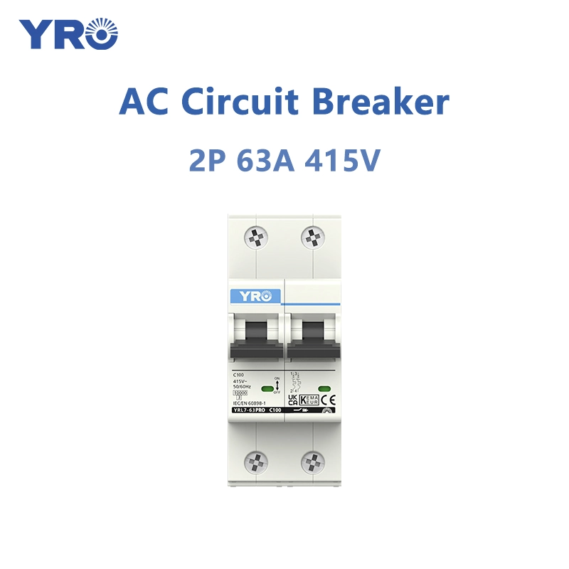2P 50-63A 415V 인증 회로 차단기 프로