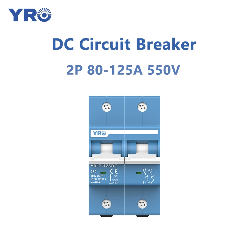 2P 80-125A 550V DC 회로 차단기