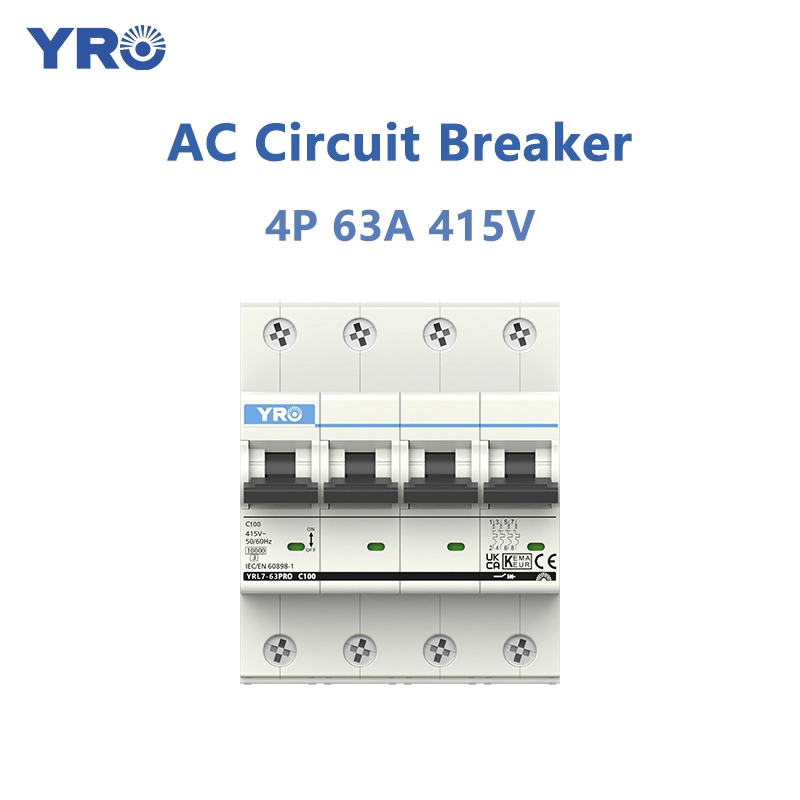 4P 50-63A 415V 인증 회로 차단기 프로