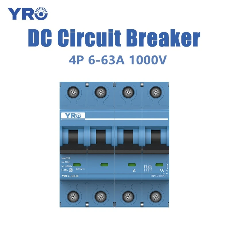 4P 6-63A 1000V DC 회로 차단기