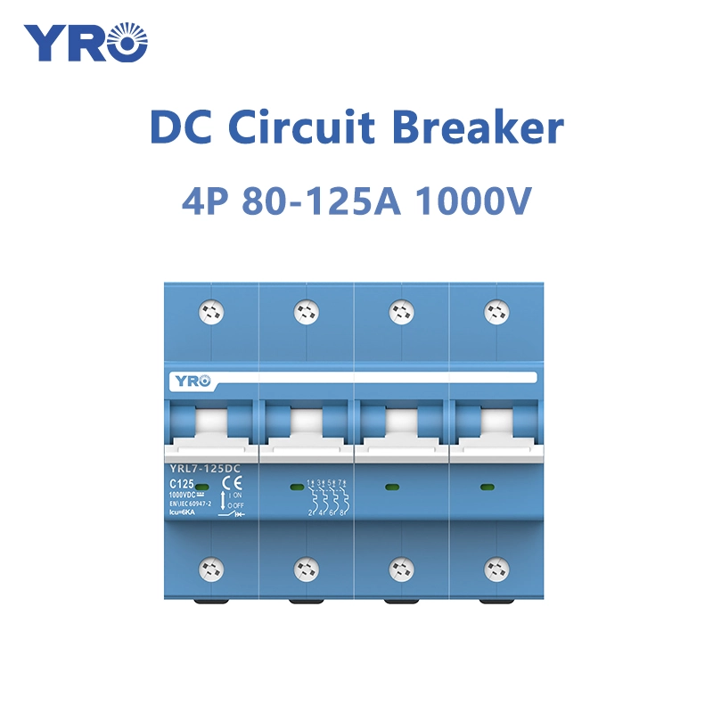 4P 80-125A 1000V DC 회로 차단기