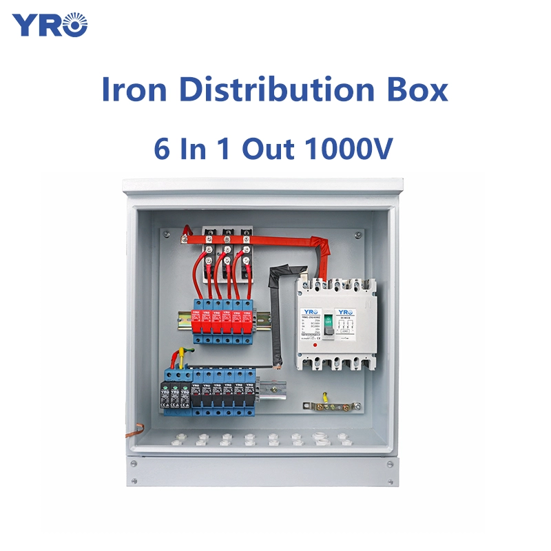 6 in 1 out 1000V DC 철분 분포 상자